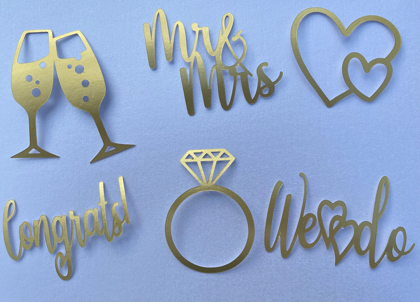 Engagement Cupcake Toppers