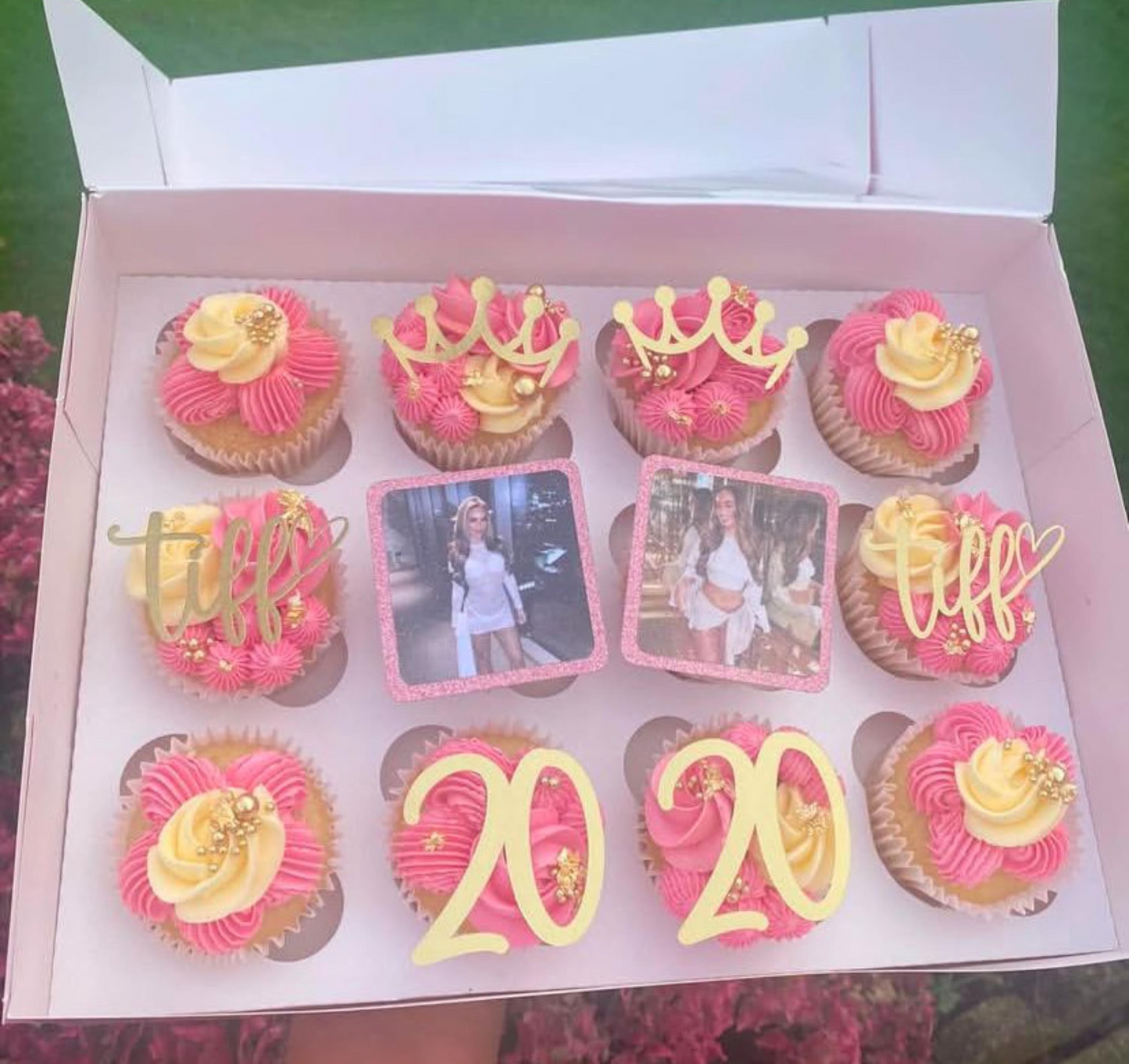 Princess Photo Personalised Birthday Cupcake Toppers