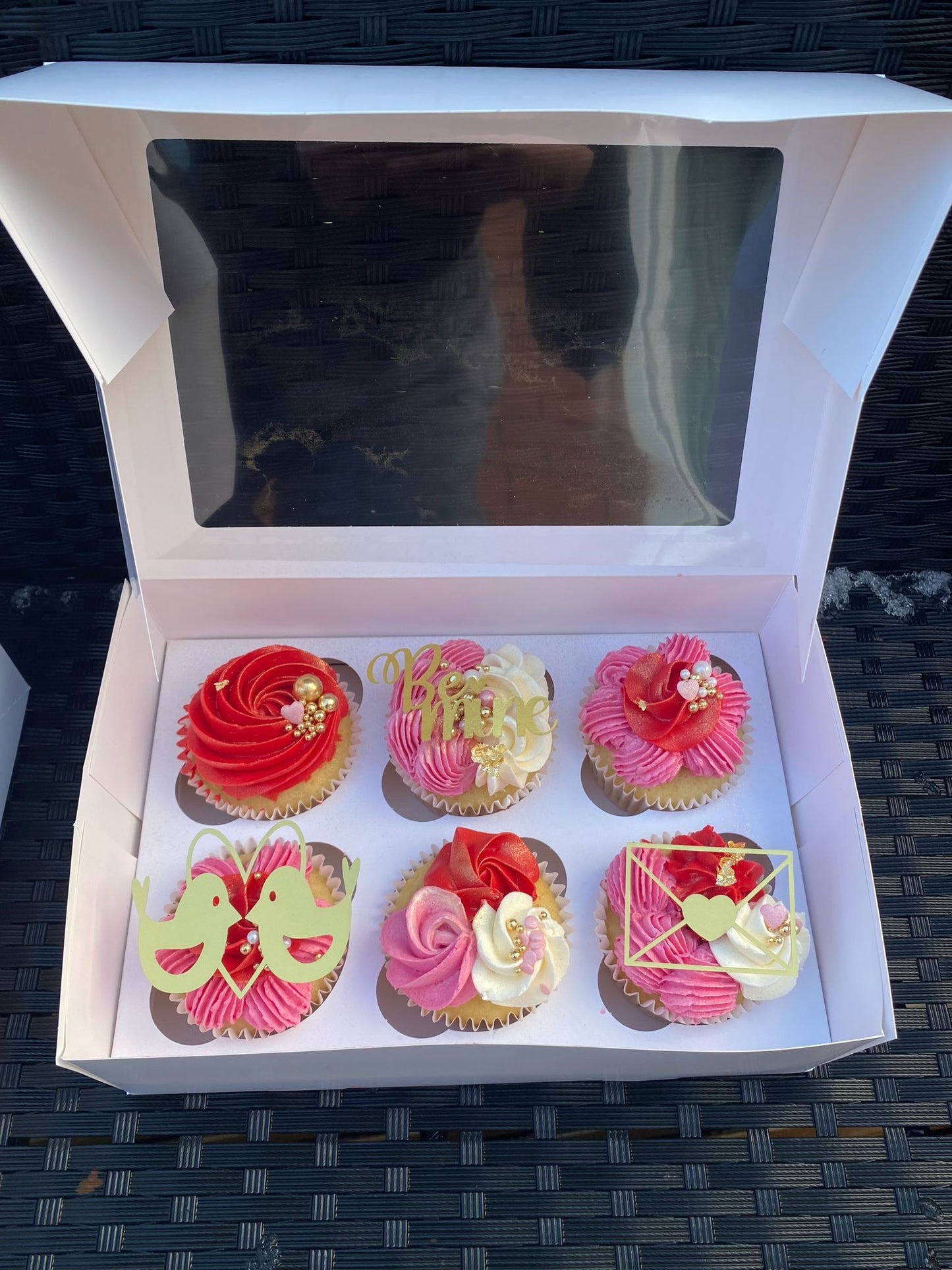 Valentines Day Love Cupcake Toppers